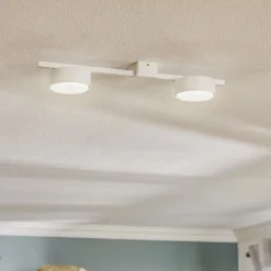 Plafondlamp Pills II, wit, 2-lamps