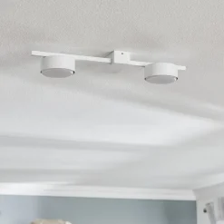 Plafondlamp Pills II, wit, 2-lamps