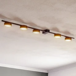 Plafondlamp Pills V, zwart, 5-lamps