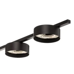 Plafondlamp Pills V, zwart, 5-lamps