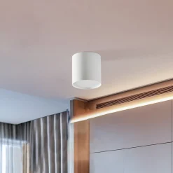 Plafondlamp Point Plexi M, wit/opaal