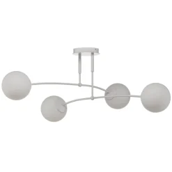 Plafondlamp Pregos 4, 4-lamps, wit