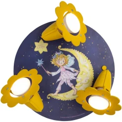 Plafondlamp Prinzessin Lillifee nachthemel 3-lamps