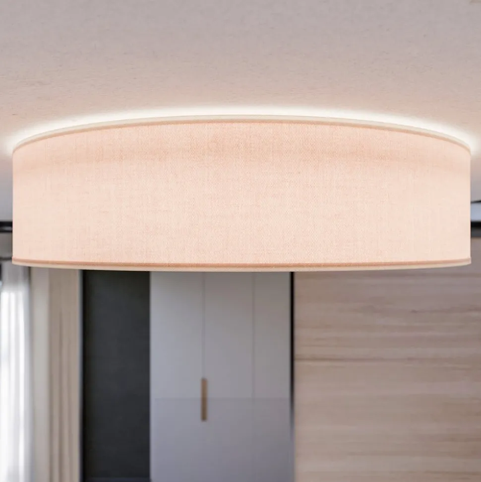 Plafondlamp Rondo, beige, Ø 60 cm