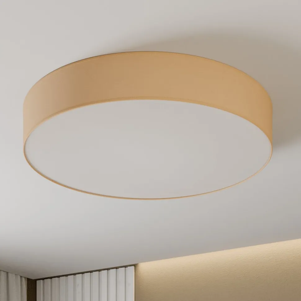 Plafondlamp Rondo, beige Ø 80 cm
