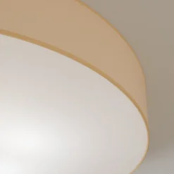 Plafondlamp Rondo, beige Ø 80 cm