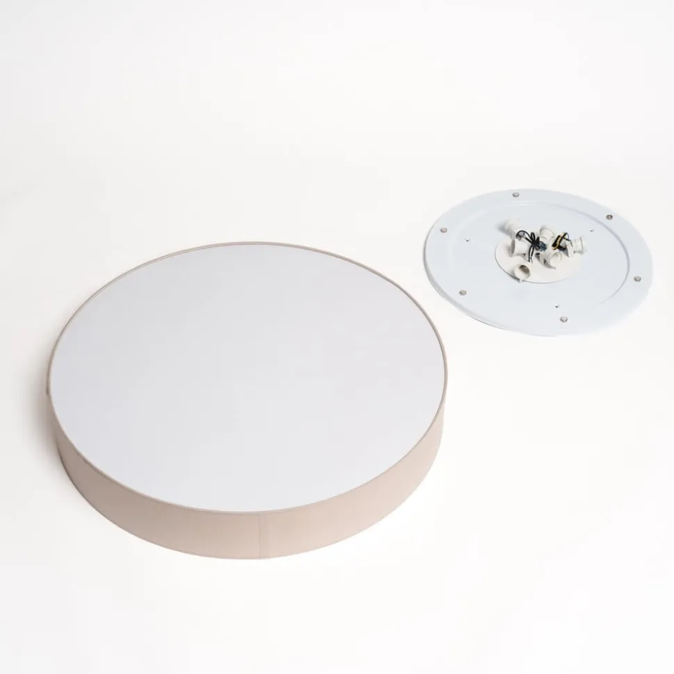 Plafondlamp Rondo, beige Ø 80 cm