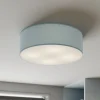 Plafondlamp Rondo, blauw, Ø 45 cm