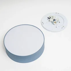 Plafondlamp Rondo, blauw, Ø 45 cm