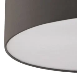 Plafondlamp Rondo, grijs Ø 45 cm