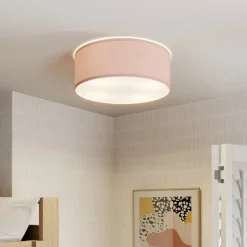 Plafondlamp Rondo Kids, Ø 38 cm, roze