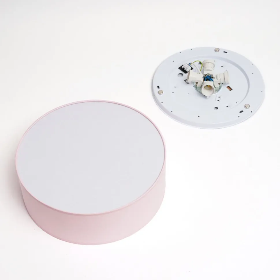 Plafondlamp Rondo Kids, Ø 38 cm, roze