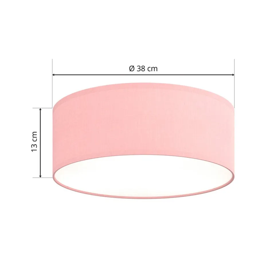 Plafondlamp Rondo Kids, Ø 38 cm, roze