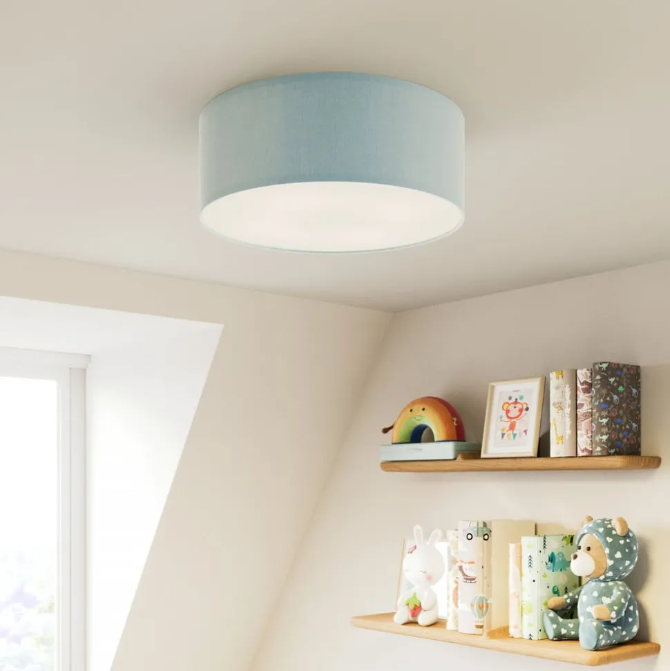 Plafondlamp Rondo Kids, Ø 38 cm, blauw
