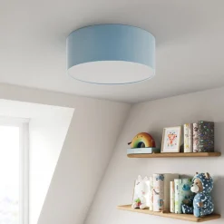 Plafondlamp Rondo Kids, Ø 38 cm, blauw
