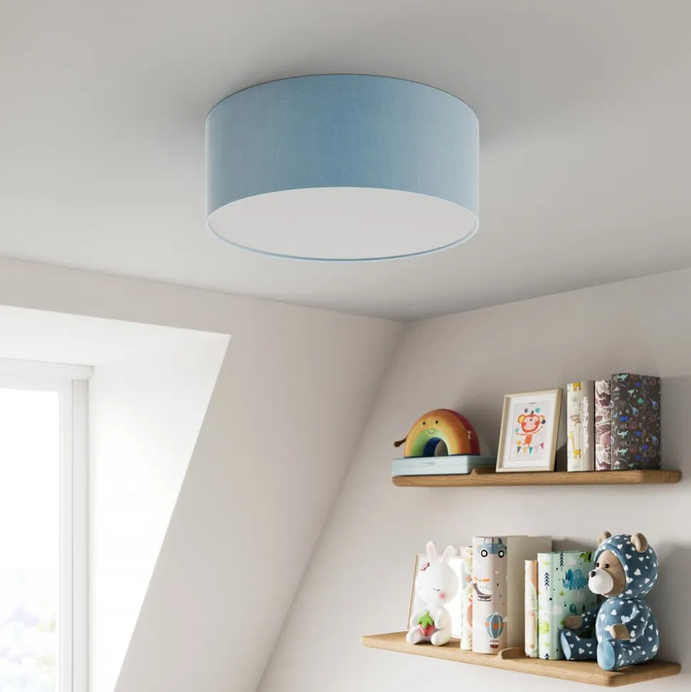 Plafondlamp Rondo Kids, Ø 38 cm, blauw