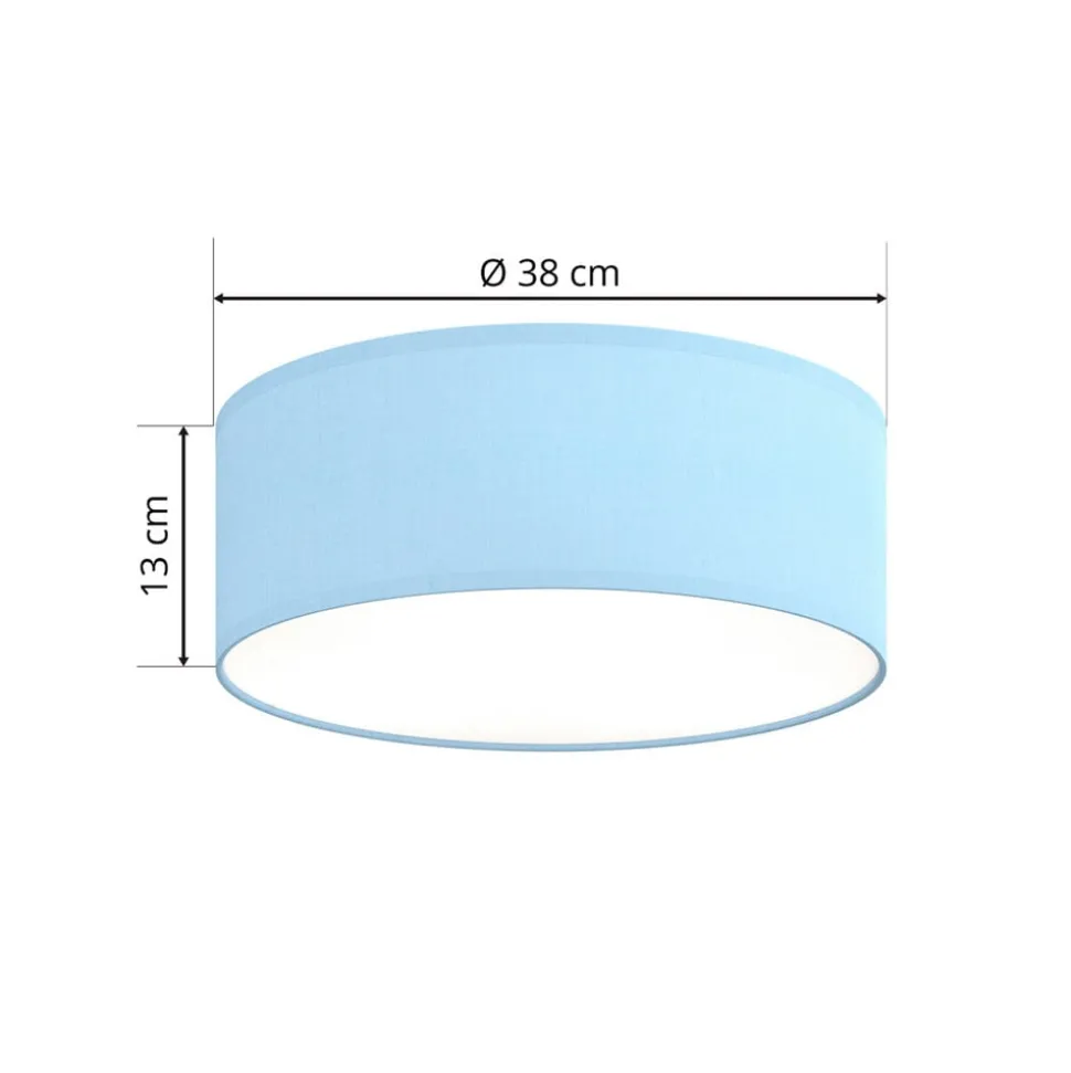 Plafondlamp Rondo Kids, Ø 38 cm, blauw