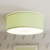 Plafondlamp Rondo Kids, Ø 38 cm, groen
