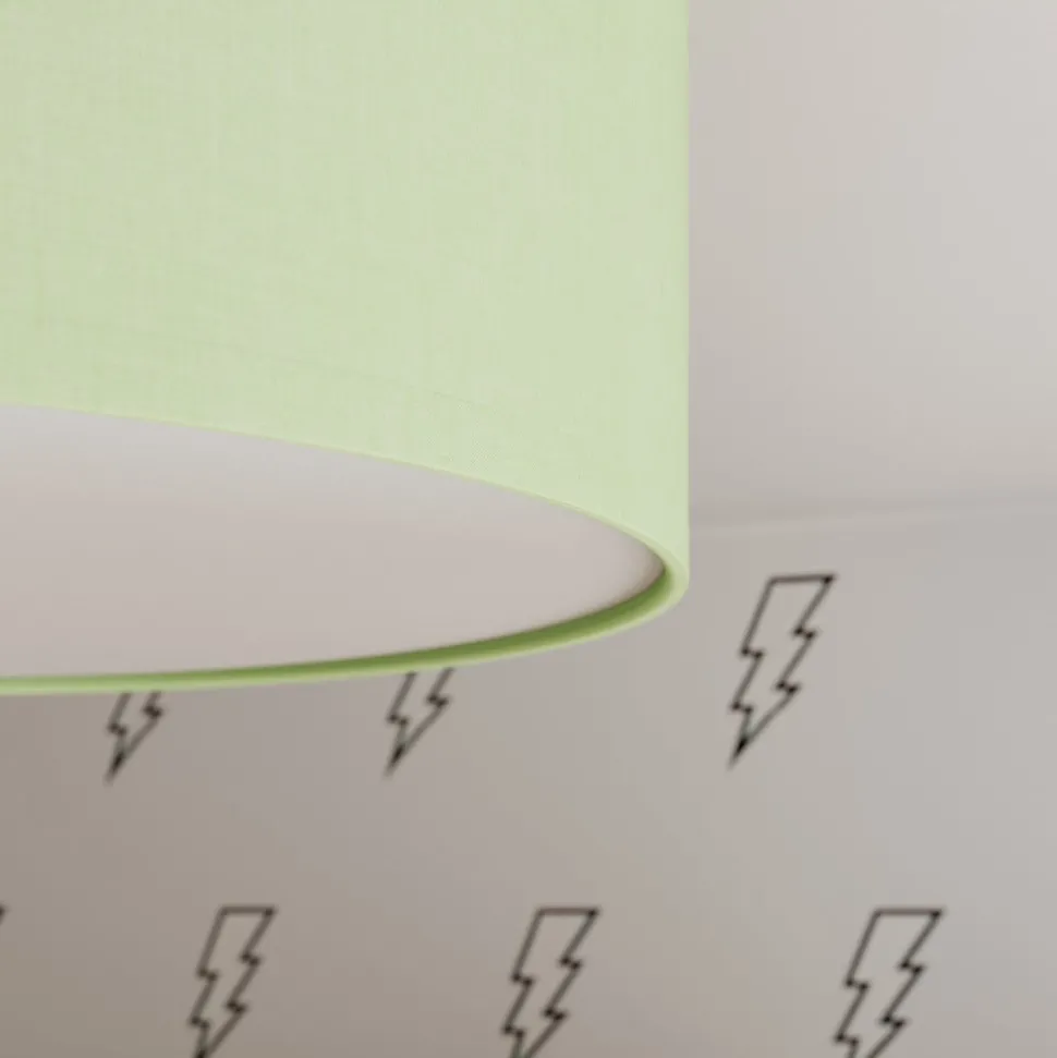 Plafondlamp Rondo Kids, Ø 38 cm, groen