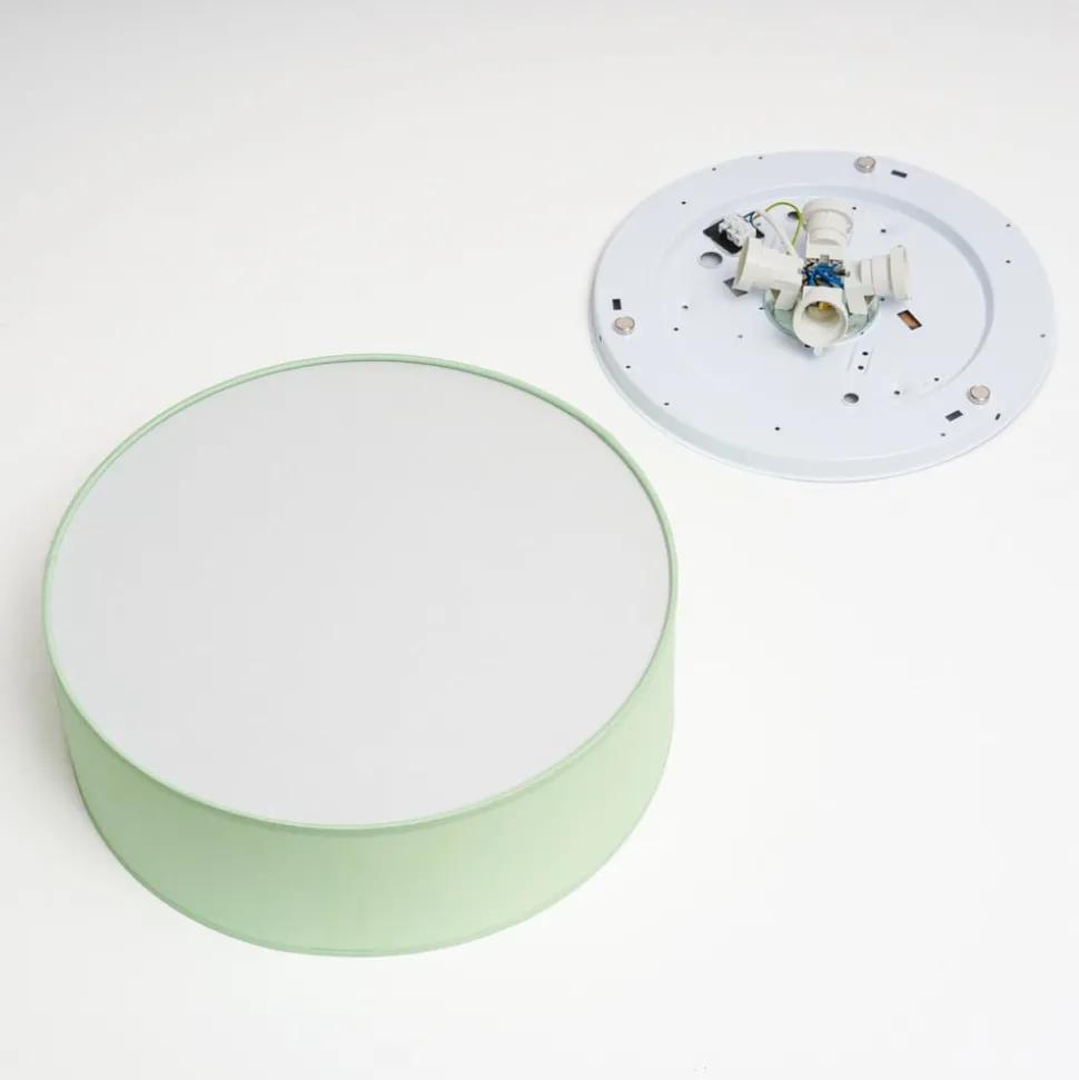 Plafondlamp Rondo Kids, Ø 38 cm, groen