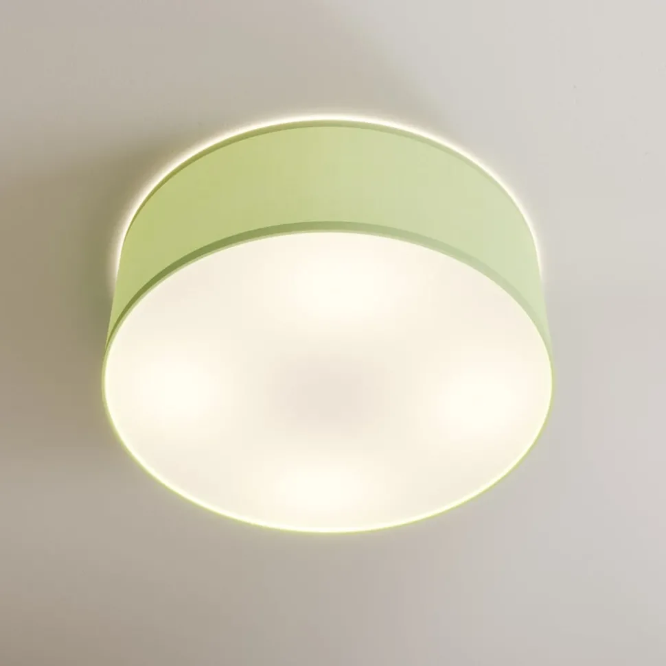 Plafondlamp Rondo Kids, Ø 38 cm, groen