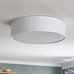 Plafondlamp Rondo, wit, Ø 50 cm