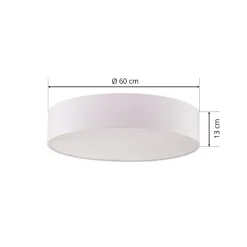 Plafondlamp Rondo, wit Ø 60 cm