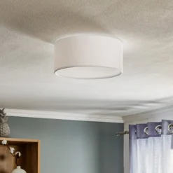 Plafondlamp Rondo, wit, Ø 30 cm