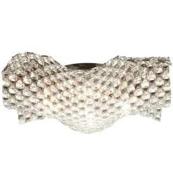 Plafondlamp Saten van kristal, 56 cm