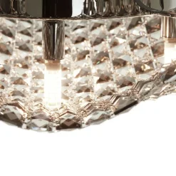 Plafondlamp Saten van kristal, 56 cm