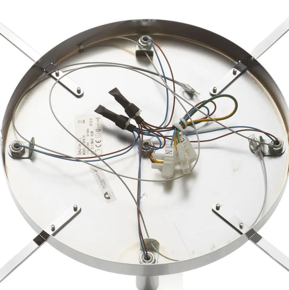 Plafondlamp Saten van kristal, 56 cm