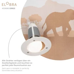 Plafondlamp Scandi Savanne, oranje, Ø 29 cm, 3-lamps