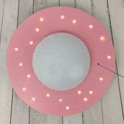 Plafondlamp Starlight met sterrenhemel, roze