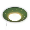 Plafondlamp Starlight met sterrenhemel, groen