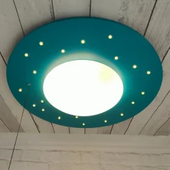 Plafondlamp Starlight met sterrenhemel, blauw