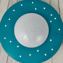 Plafondlamp Starlight met sterrenhemel, blauw