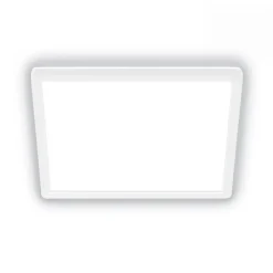 Plafondlamp Tava A, 29x29 cm, kunststof, wit