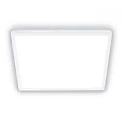 Plafondlamp Tava A, 42x42 cm, kunststof, wit