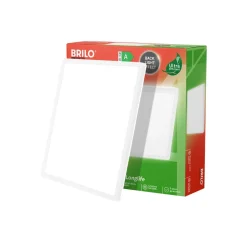 Plafondlamp Tava A, 42x42 cm, kunststof, wit