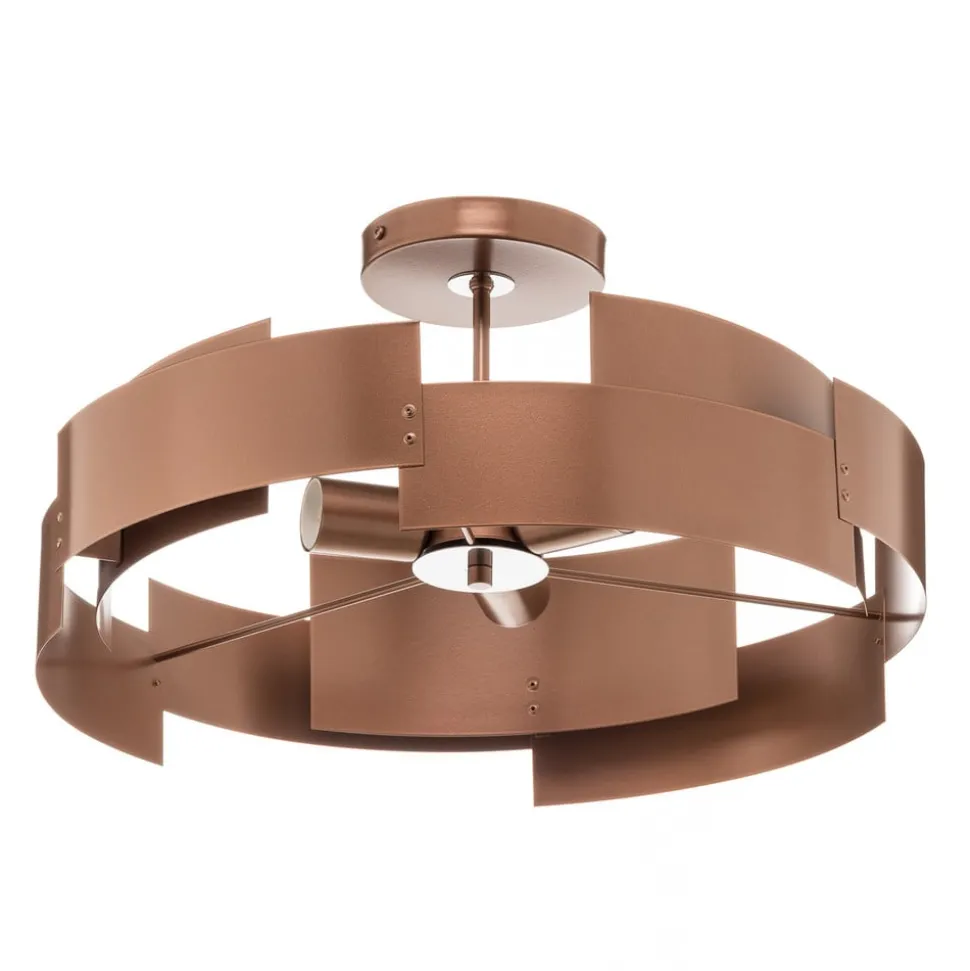 Plafondlamp Tori, koper