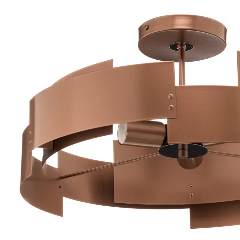 Plafondlamp Tori, koper