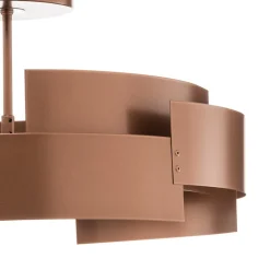 Plafondlamp Tori, koper