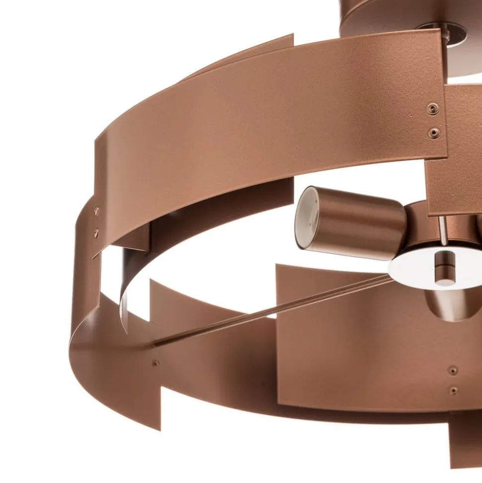 Plafondlamp Tori, koper