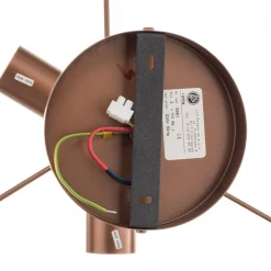 Plafondlamp Tori, koper