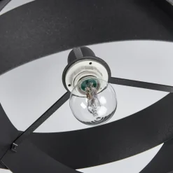 Plafondlamp Tornado zwart 3-lamps