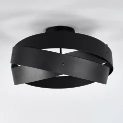 Plafondlamp Tornado zwart
