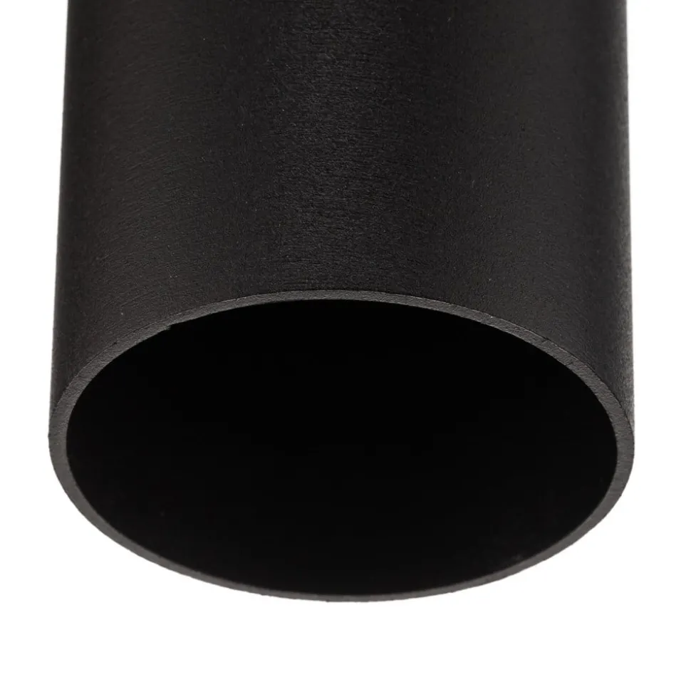 Plafondlamp Tube in cilindervorm, zwart