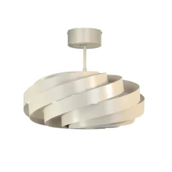 Plafondlamp Vento, beige, Ø 50 cm