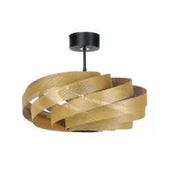Plafondlamp Vento, goudkleurig, Ø 50 cm