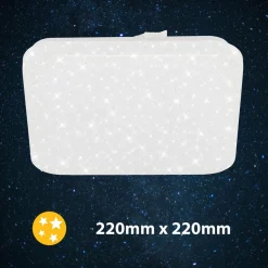 Plafondlamp Viper, sterrenhemel